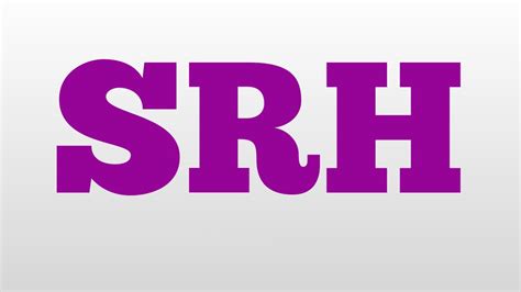 srh services meaning